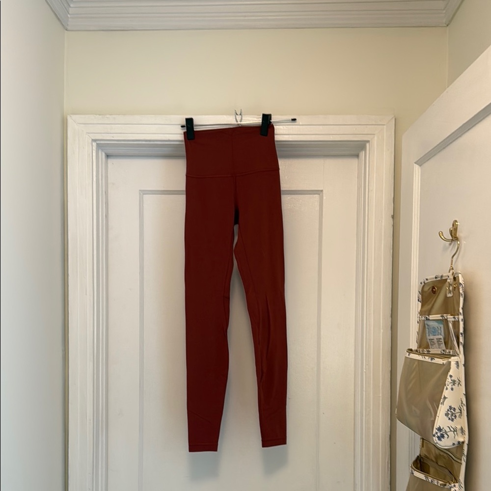 Lululemon red align leggings barely worn